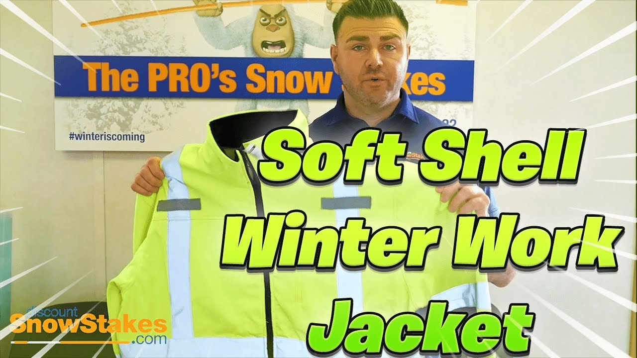 Oxour - Premium High-Visibility Fleece Lined Softshell Winter Jacket