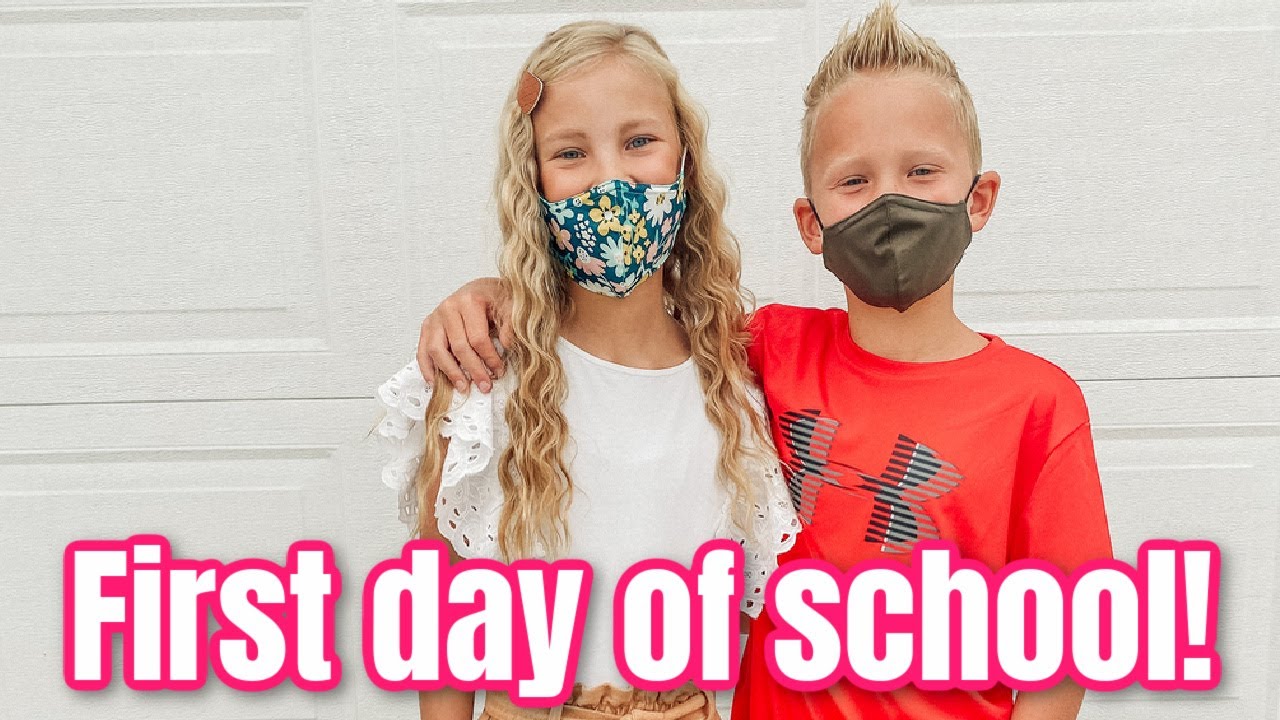 First day of school! Wearing masks at school! | Meet the Millers Family Vlogs