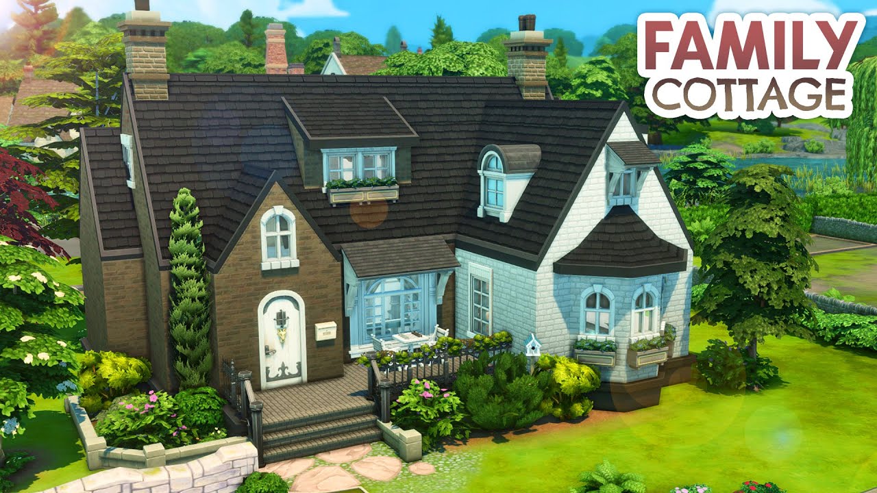 Perfect Family Cottage 👨‍👩‍👧‍👦 // The Sims 4 Speed Build