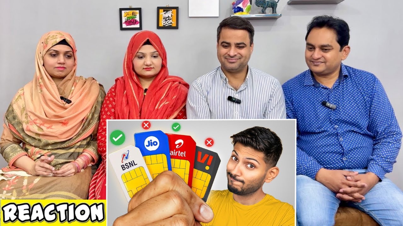 Jio Vs BSNL Vs Airtel Vs VI | India's Biggest Network Comparison 2024 | Which Is Better? | Reaction!