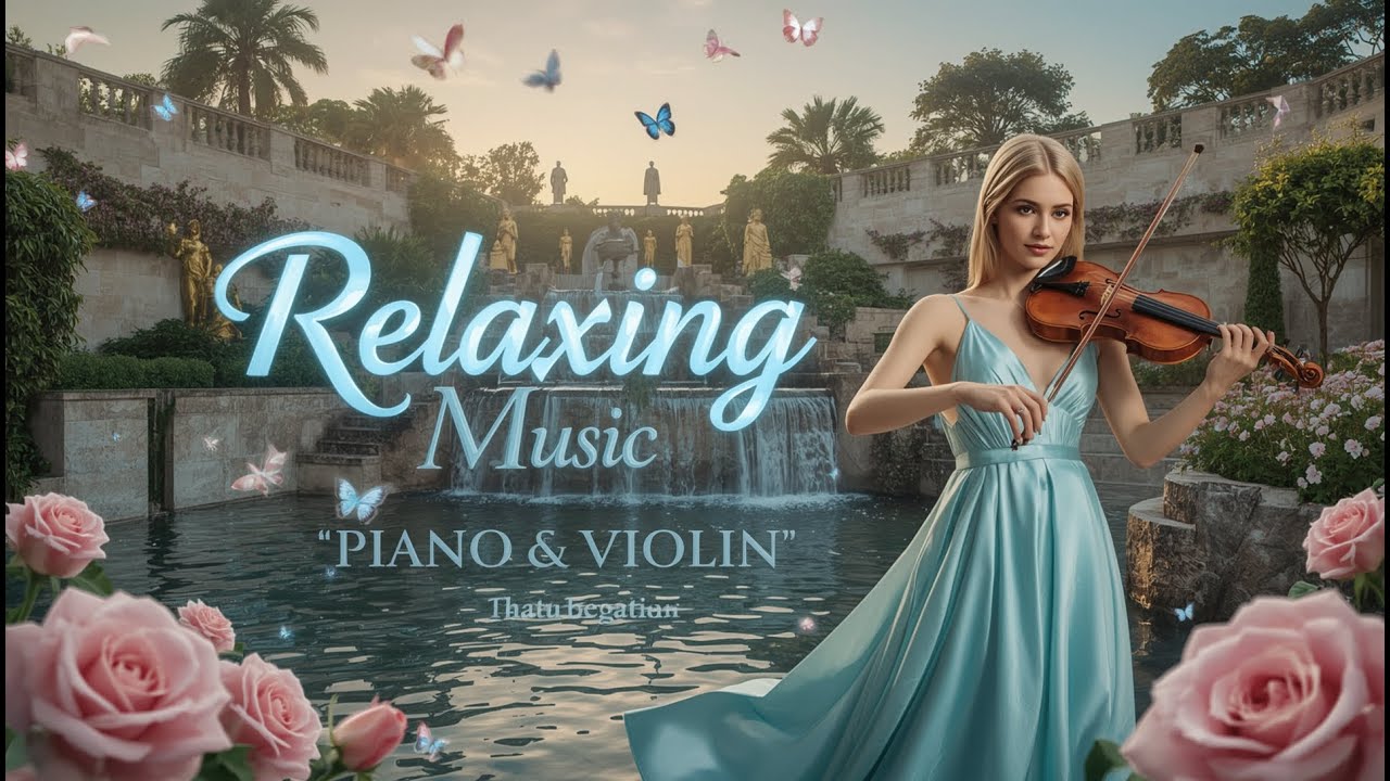 Tranquil Garden 2025 – Relaxing Piano & Violin Music for Serenity & Focus