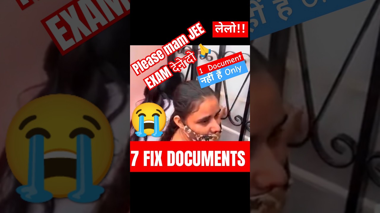 Documents Required For Jee Mains Exam Centres 2025 ✅| Dress Code For Jee Mains 2025 | Jee Admit Card