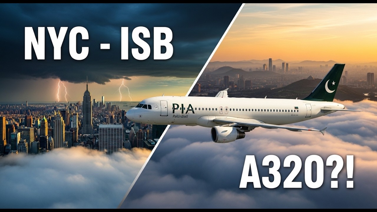 New York → Islamabad | PIA A320 | Microsoft Flight Simulator