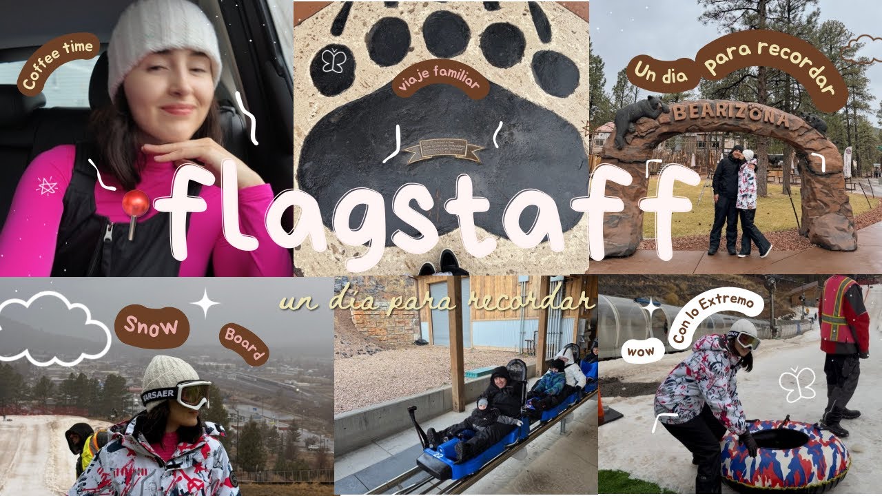 VIAJE A FLAGTAFF❄️- así empezó nuestra Navidad+ Nieve⛄️ + Animales+ adrenalina pura✨ @DanielaRood