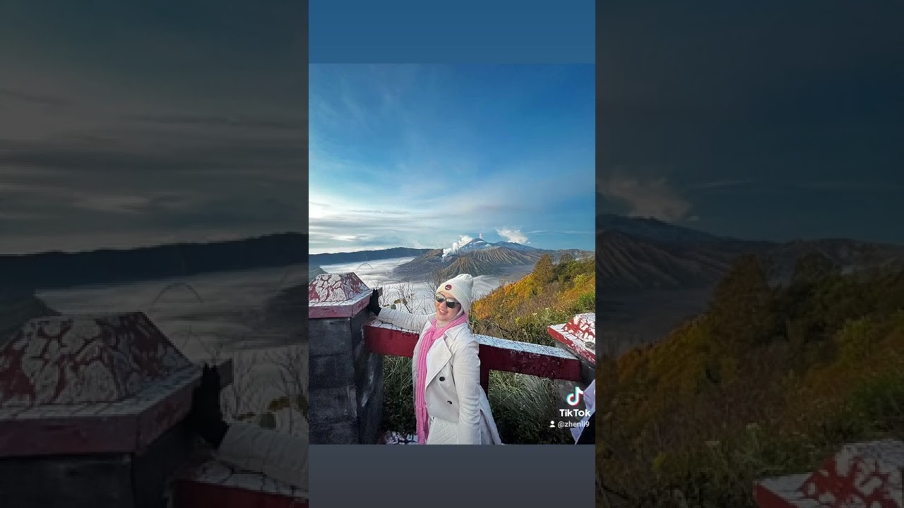 Stressed out? 😎 healing  Bromo sunrise view point' #bromotenggersemeru #gunungbromo #bromosunrise