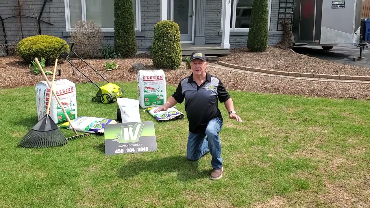 Produits et outils pour sursemer votre gazon.
