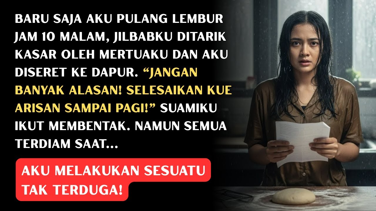 MENANTU INI DISERET KE DAPUR DAN DIPAKSA KERJA SAMPAI SUBUH, SATU HAL INI BUAT MERTUANYA TERDIAM!