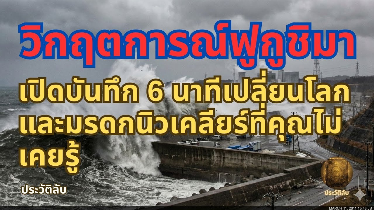 วิกฤตการณ์ฟูกูชิมา: เปิดบันทึก 6 นาทีเปลี่ยนโลกและมรดกนิวเคลียร์ที่คุณไม่เคยรู้