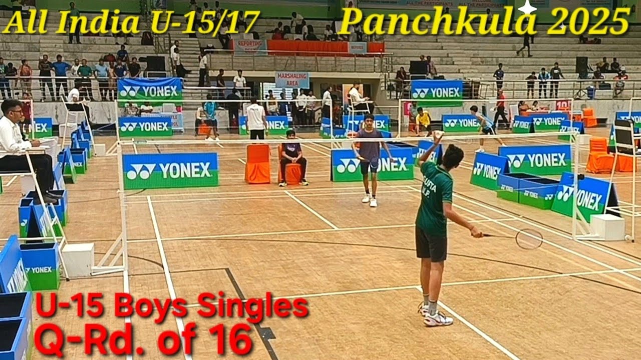 Shivesh Gupta Vs Shaarav Jadhav , U15 BS Q-Rd of 16, All India Panchkula Sept 2025