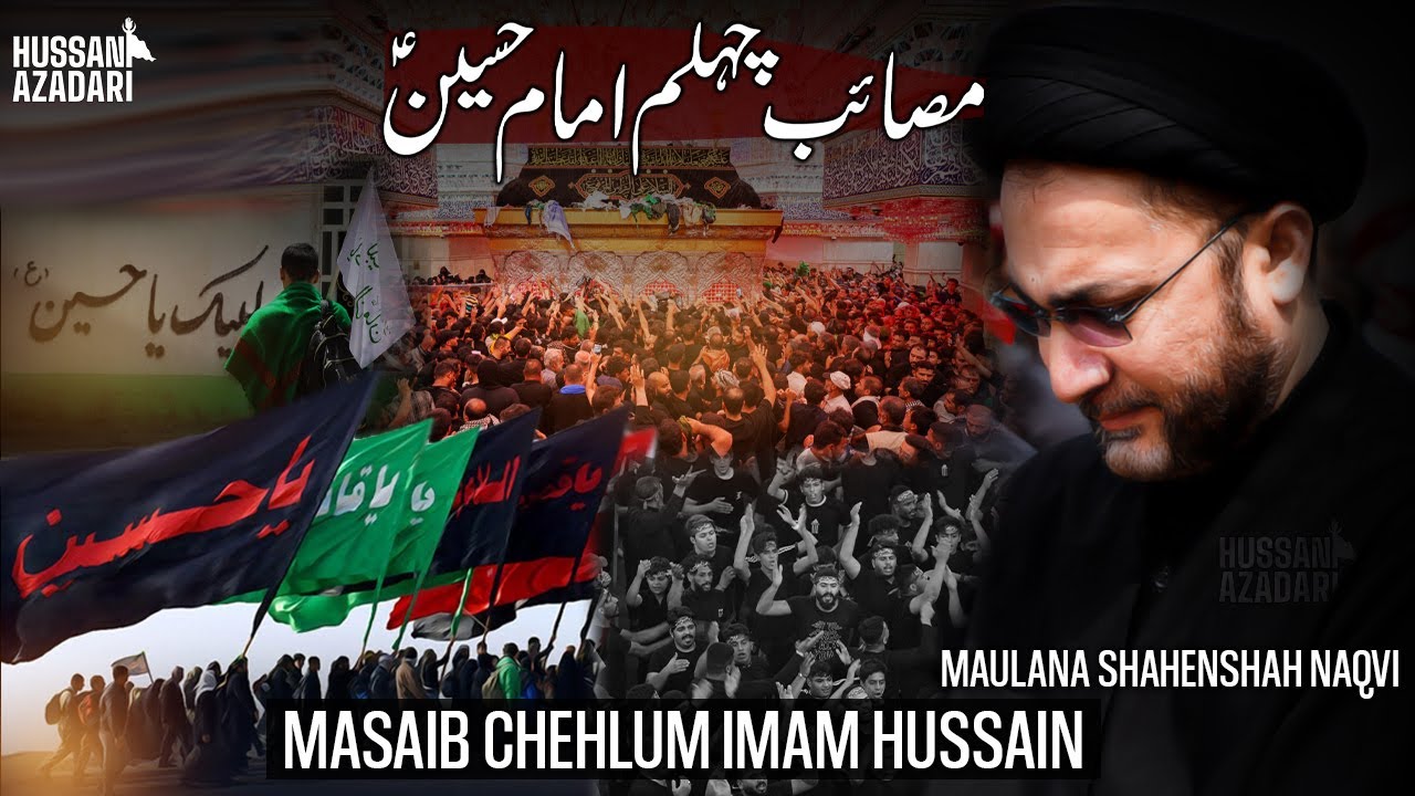 masaib chehlum imam hussain | maulana shahenshah naqvi | Majlis 2024 | arbaeen walk 2024 | karbala
