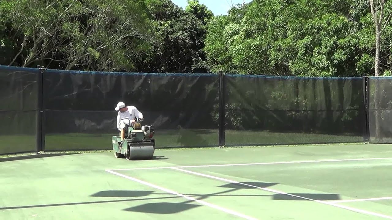 Proper Rolling Procedures for Har-Tru Clay Courts