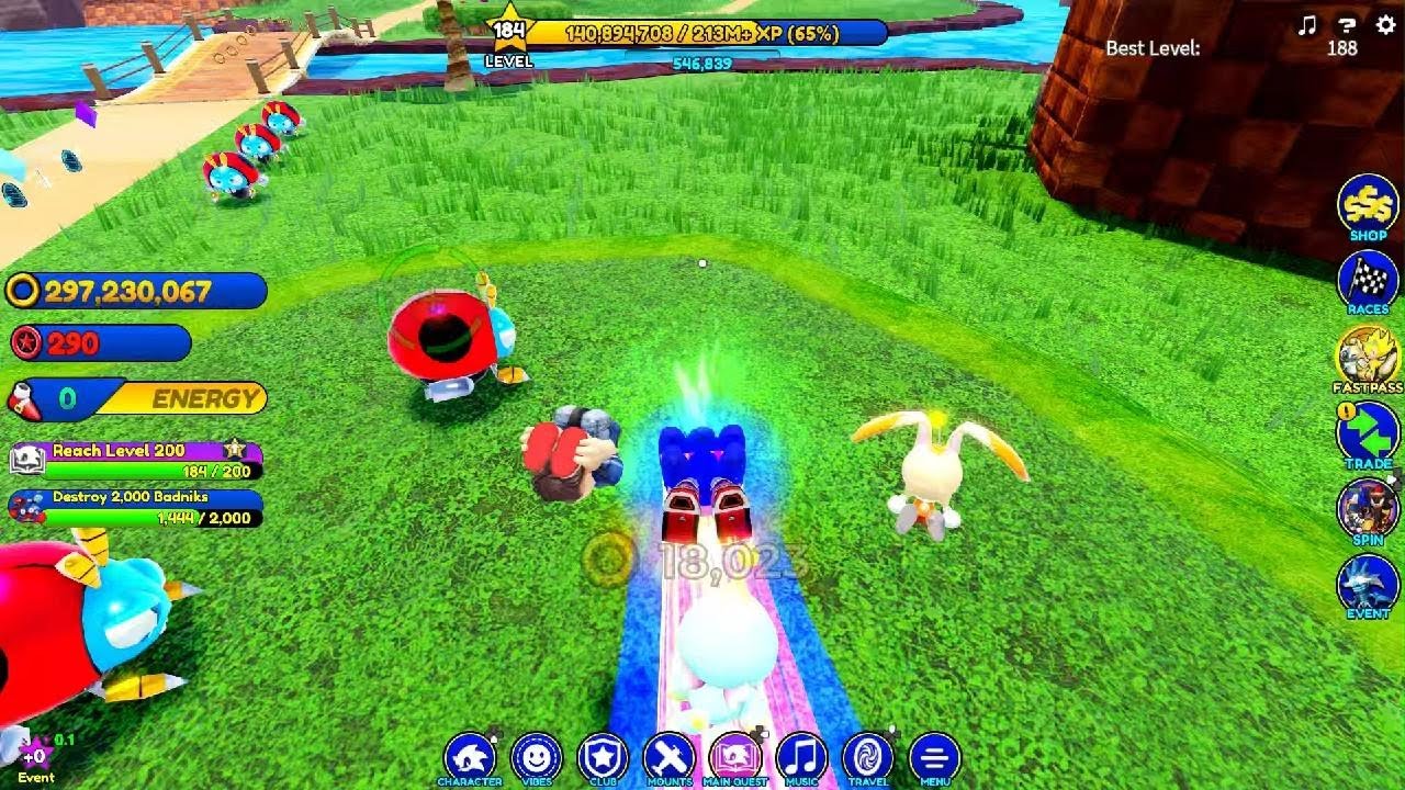 Trying to get the new silver in sonic speed simulator part 2