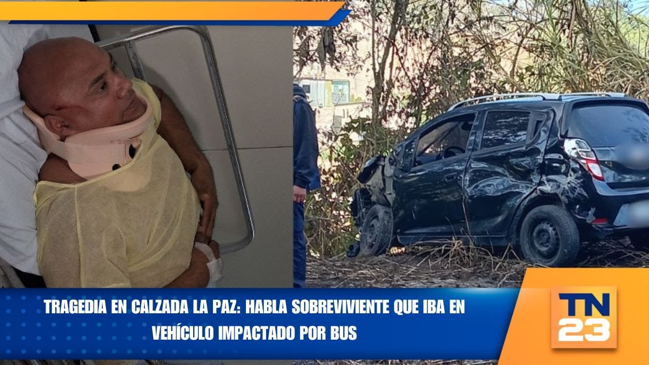 Tragedia en Calzada La Paz: Habla sobreviviente que iba en vehículo impactado por bus