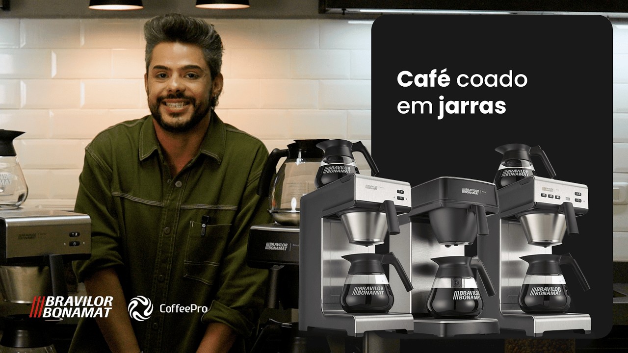 Máquinas de Café Coado Profissionais com Jarras | Bravilor Produzidas na Holanda