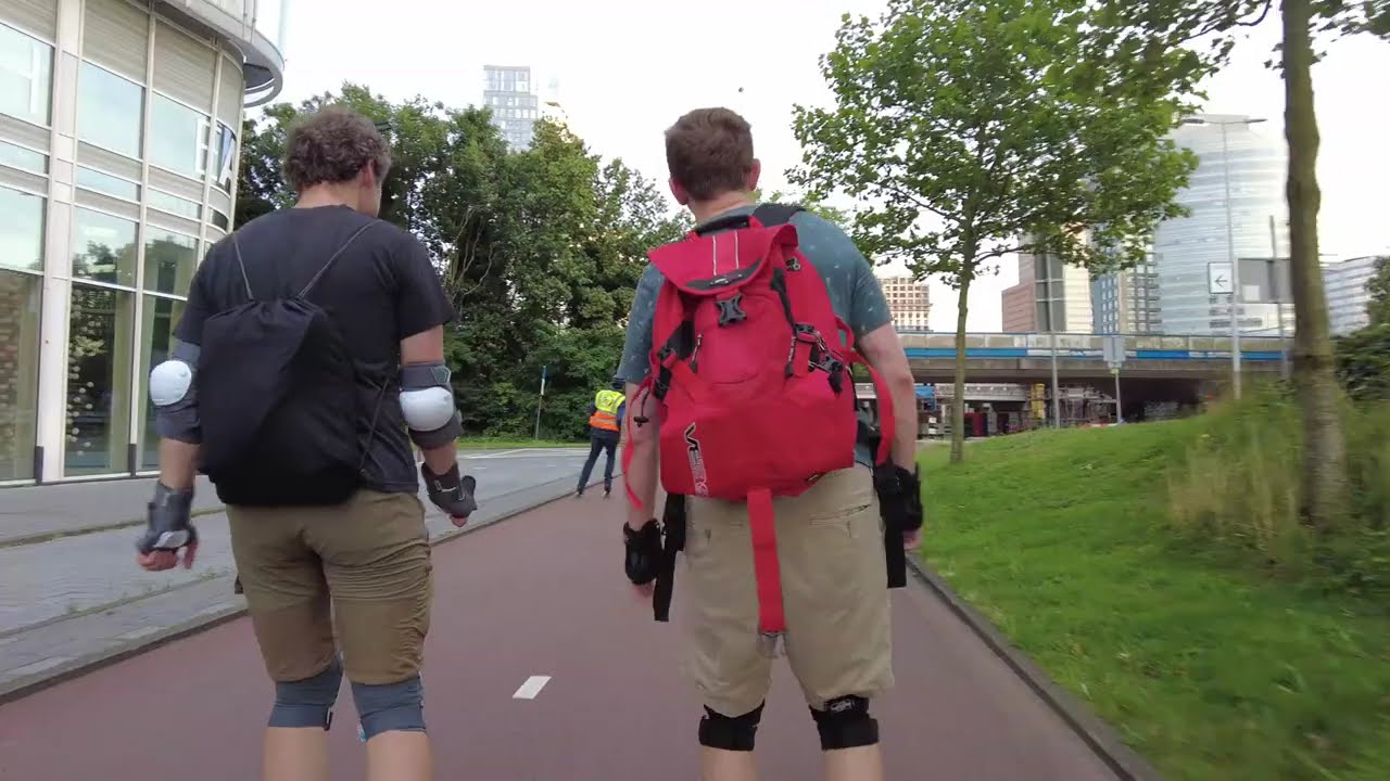 Skating from Amsterdam to Amstelveen