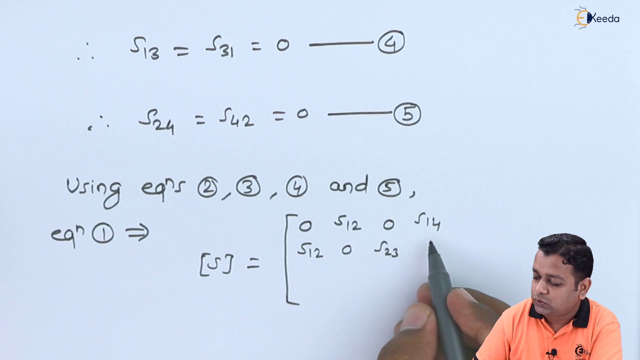 S Matrix of a Directional Coupler - Microwave Components - Microwave Engineering
