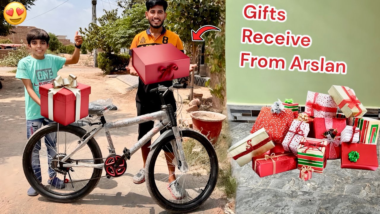 CYCLE KI KHUSHI MIAN ARSLAN NY HAME GIFT🎁 DE DIYA😍