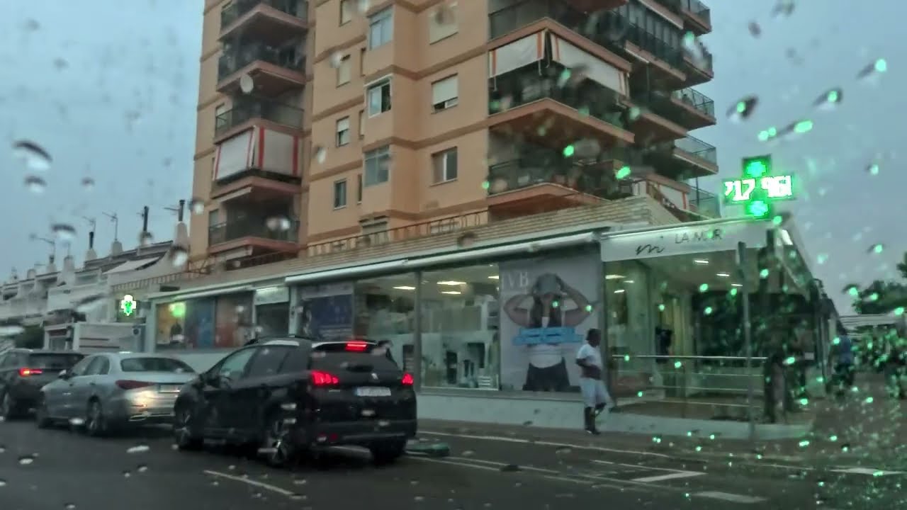 ASMR 🌧️🚗 Rainy Day to Night Drive Castellón 4K POV | Conducción Castellón Lluvia Día y Noche 