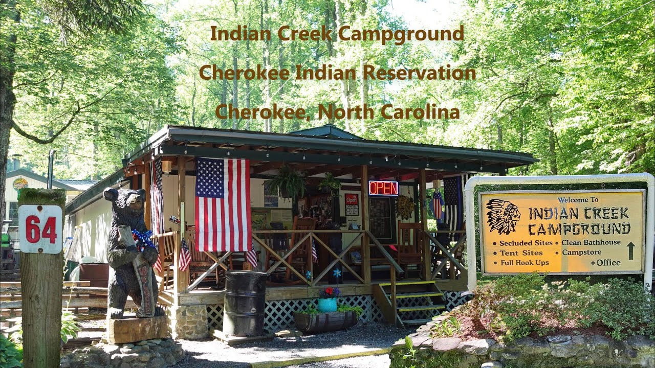 Camping In Cherokee, NC - (Indian Creek Campground, Mingo Falls, Darnell Farms)