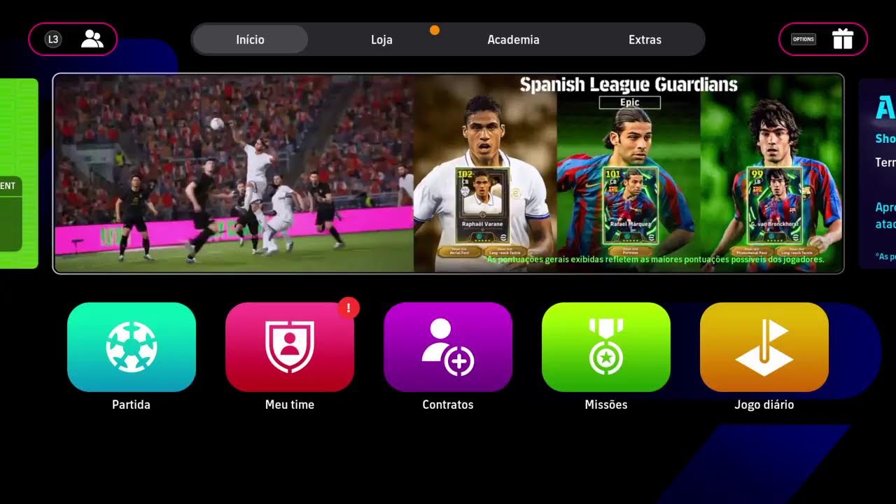 Jogando Efootball 26, Tentar pegar Monstro Varane
