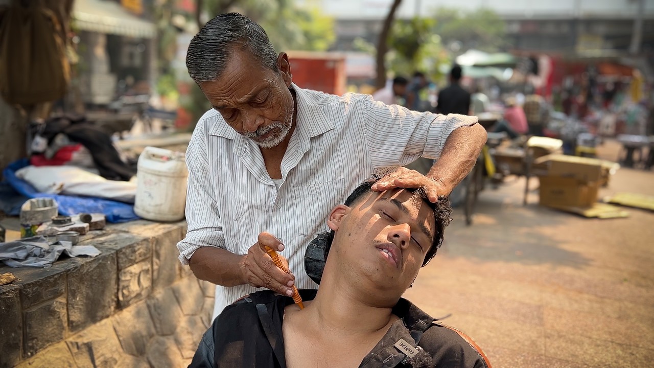 Waris Barber's ANXIETY Killer Head Massage Therapy | DEEP Relaxation For Instant Sleep | ASMR Gautam