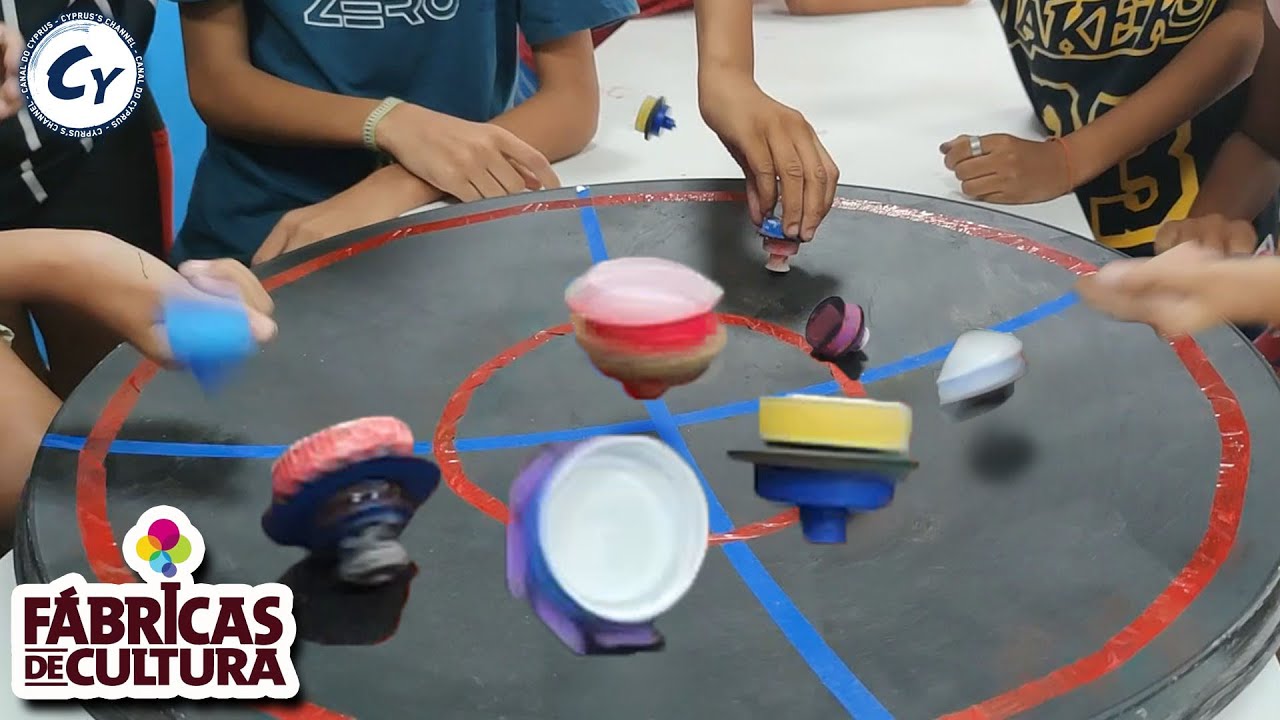 OFICINA DE BEYBLADE CASEIRO + CAMPEONATO FÁBRICA DE CULTURA JAÇANÃ