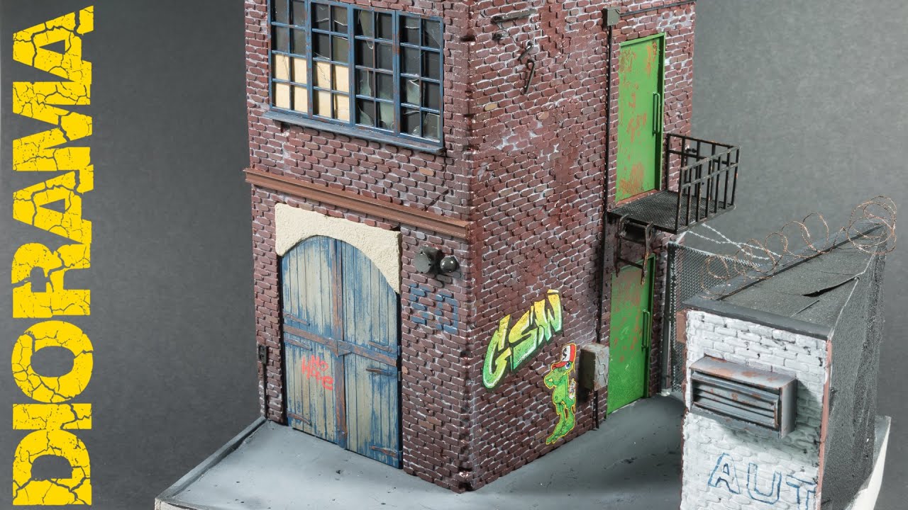 Post apocalyptic zombie diorama (1/35 scratch built model) - part 1