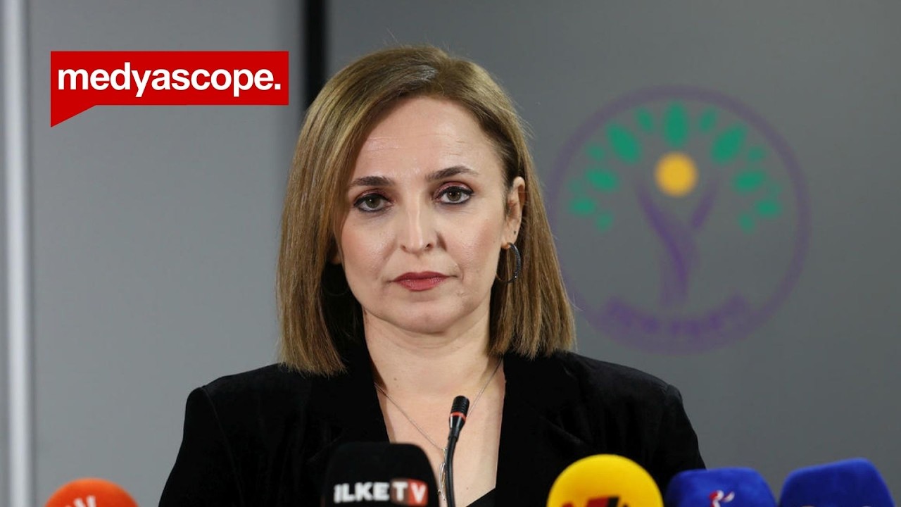 DEM Parti Sözcüsü Ayşegül Doğan, açıklama yapıyor #CANLI