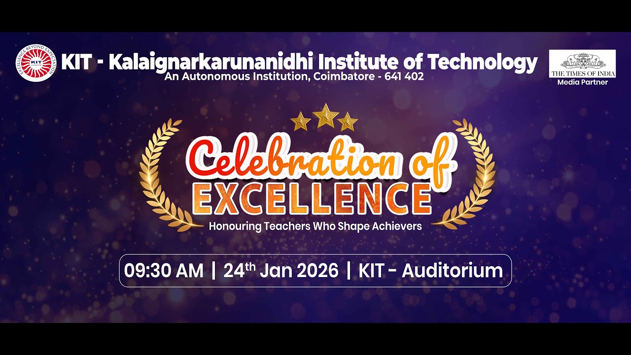Celebration of Excellence| KITCBE | Award Ceremony | 2026
