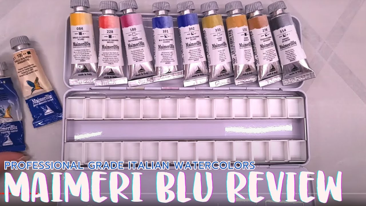 MaiMeri Blu Professional Grade Watercolor Review