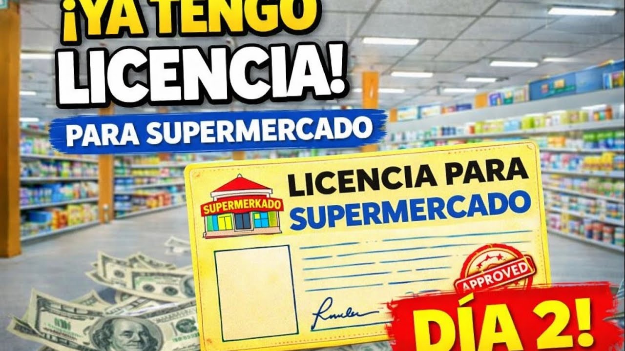 ¡Compro mi primera LICENCIA! Supermarket Simulator 2