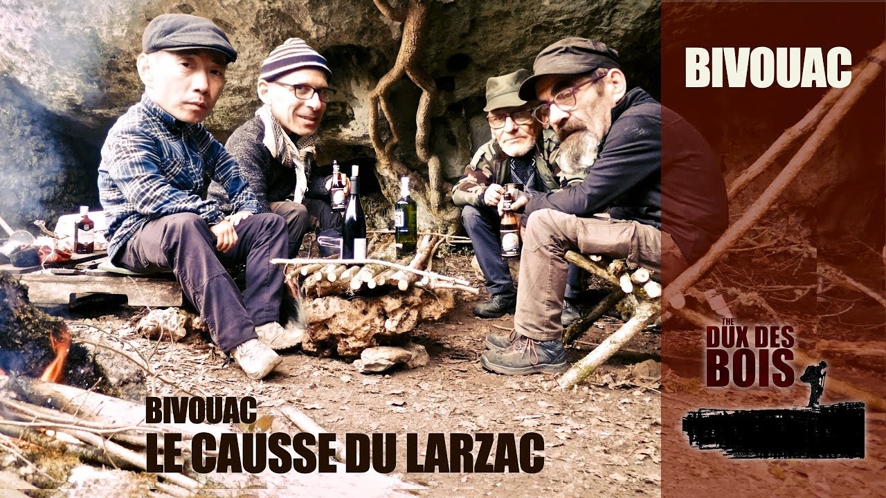 Bivouac Larzac avec nos sacs