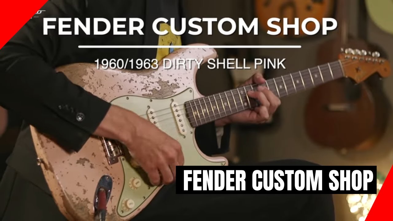 Fender Custom Shop 1960/63 Stratocaster Super Heavy Relic in Dirty Shell Pink