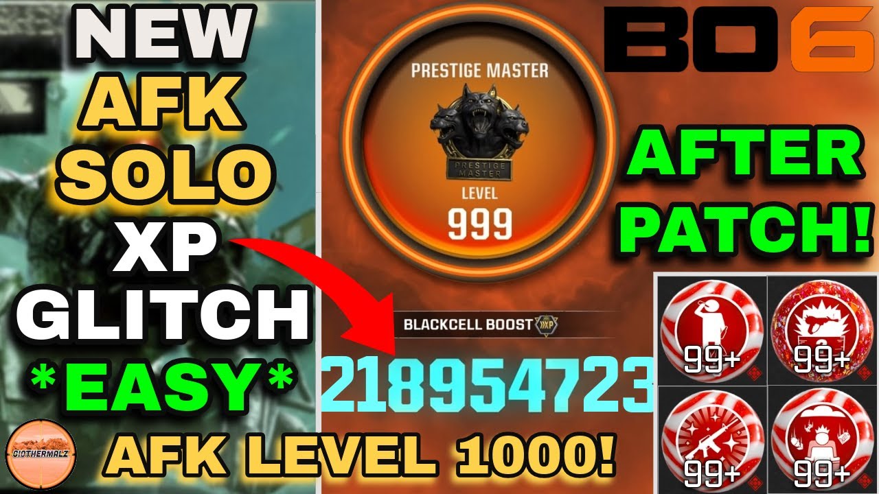 *NEW* SOLO AFK XP GLITCH UNLIMITED EVERYTHING GLITCH BO6 ZOMBIES AFTER PATCH - Black Ops 6