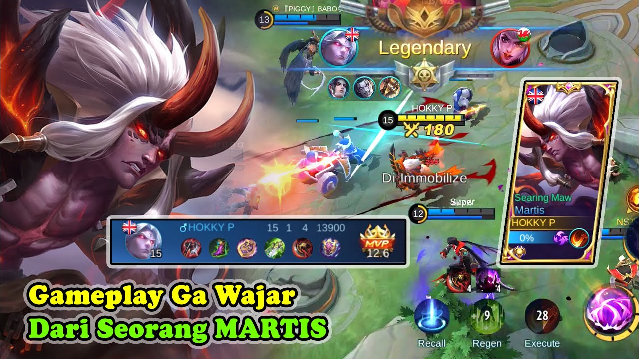 Musuh Mendekat Auto Mati, Pakai Build Martis Tersakit Ini Langsung Menggila | Martis Gameplay 2021