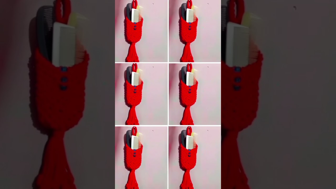 macrame flower hanging 