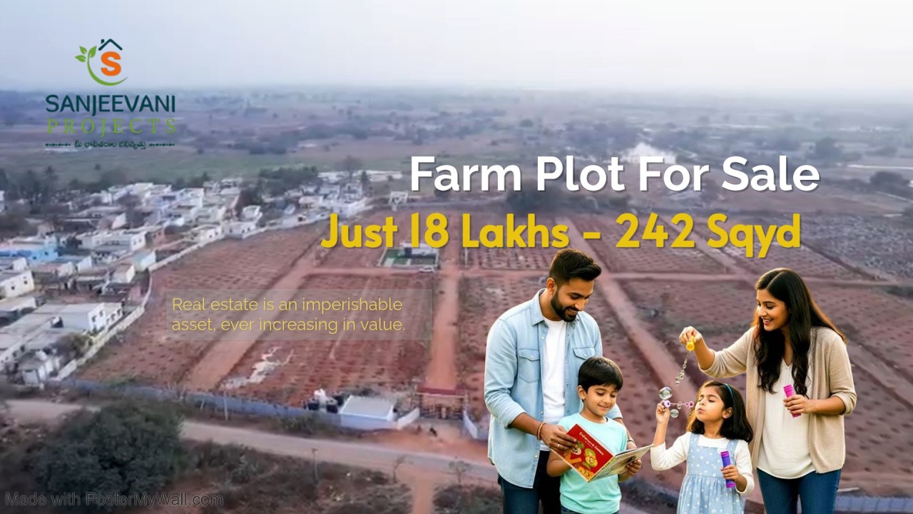 Farm land for sale in #hyderabad near Shadnagar