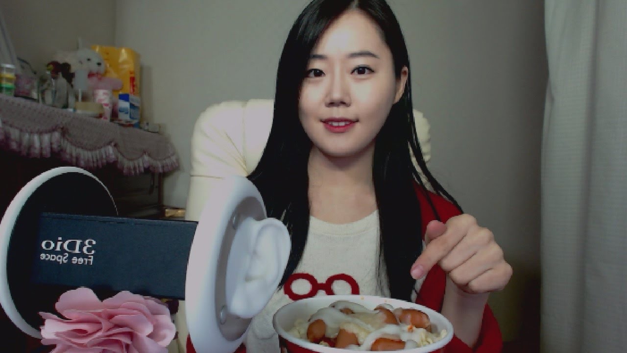 ASMR Live) 매콤한 마크정식 이팅사운드~ 촵촵 Eating sound