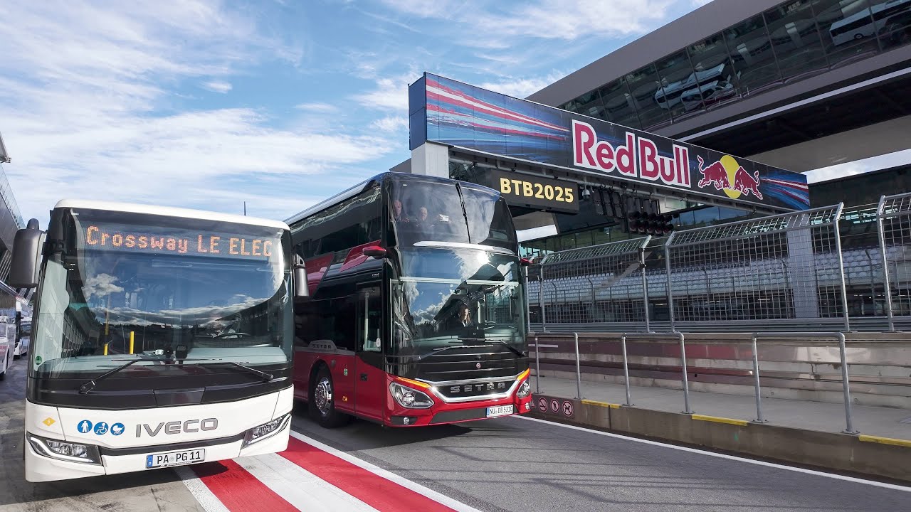Poleposition Bus - Auf dem Red Bull Ring rollten Busse