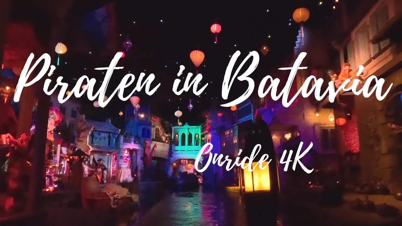 Europa Park - Piraten in Batavia Onride 4K