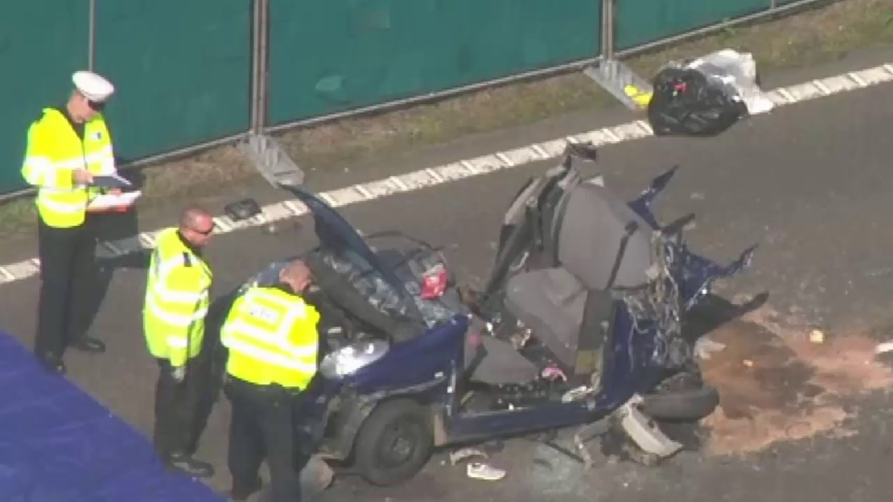 Lorry driver arrested after five killed in M6 crash near Stoke