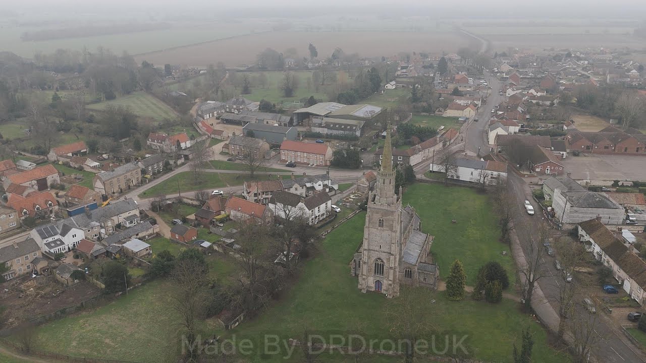 St. George's Church, Methwold: A Majestic View from Above