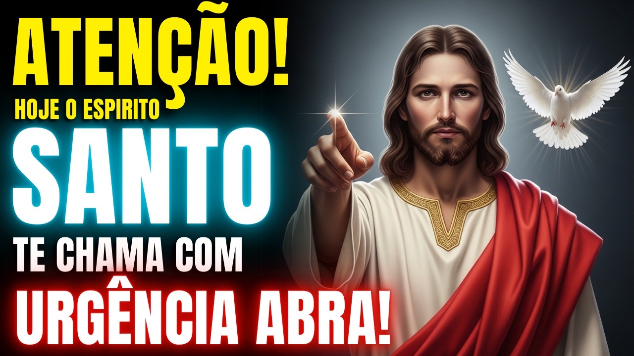 O ESPÍRITO SANTO TEM UMA PALAVRA URGENTE PARA VOCÊ HOJE | MENSAGEM DE DEUS