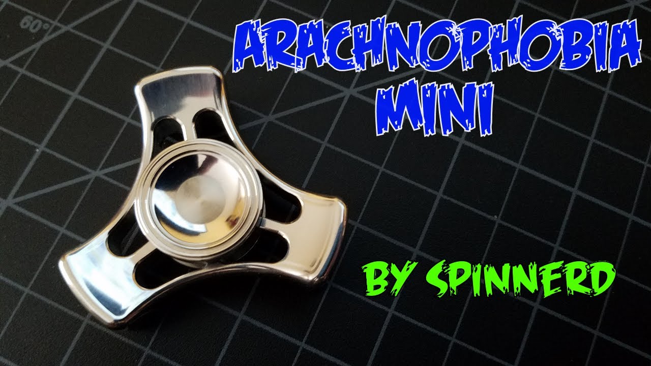 Fidget Spinner Review: The Arachnophobia Mini Stainless Steel Tri-Spinner by SpinNerd