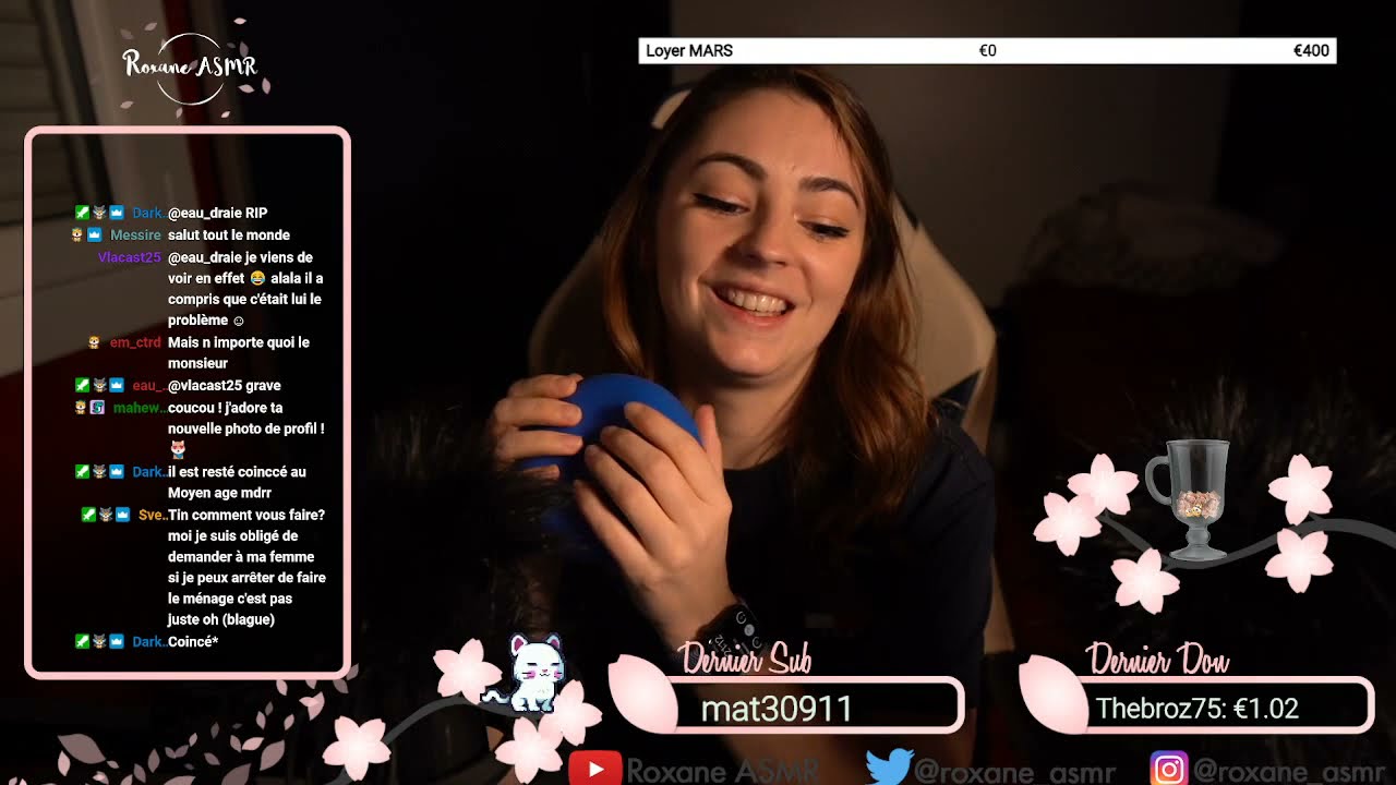 ASMR - Premier live en tant que Professionnel de l'ASMR ! ✨01 Février 2022