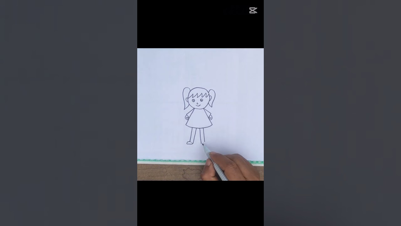 #Easy Drawing For Kids#baby#မူပိုင်ကမ္ဘာငယ်လေး ချစ်ရတဲ့ဖေ့သမီးလေးရယ်😘😘
