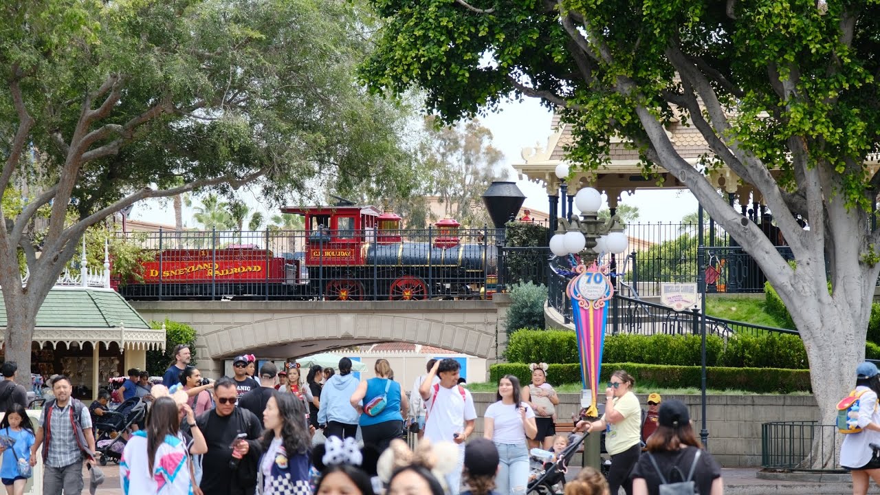 Disneyland Railroad: Tomorrowland to Main Street, U.S.A., May 2025