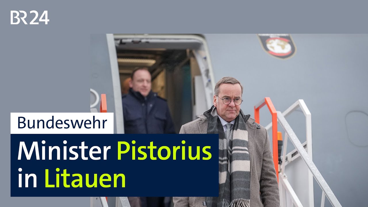 Verteidigungsminister Pistorius in Litauen | BR24
