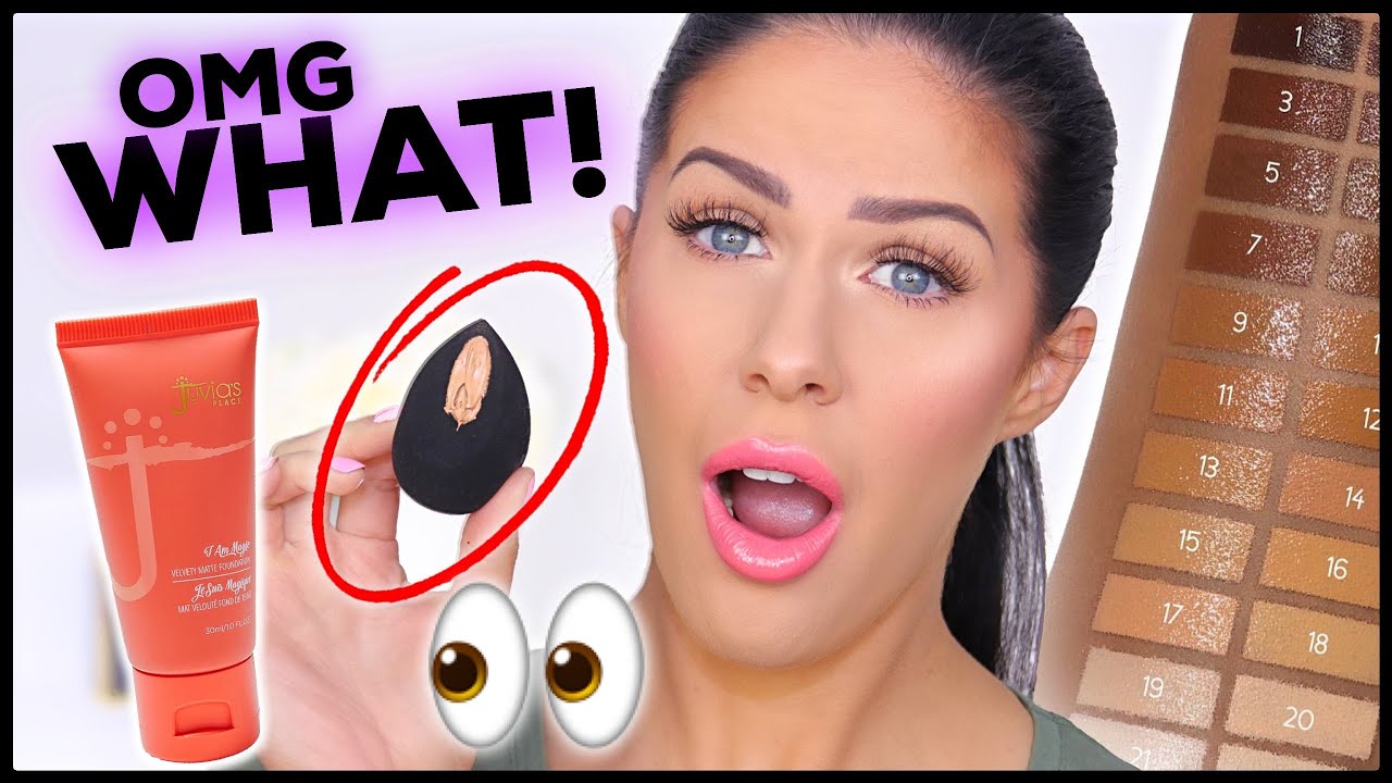 JUVIAS PLACE FOUNDATION REVIEW & WEAR TEST ON OILY SKIN!! WORTH THE HYPE!!??