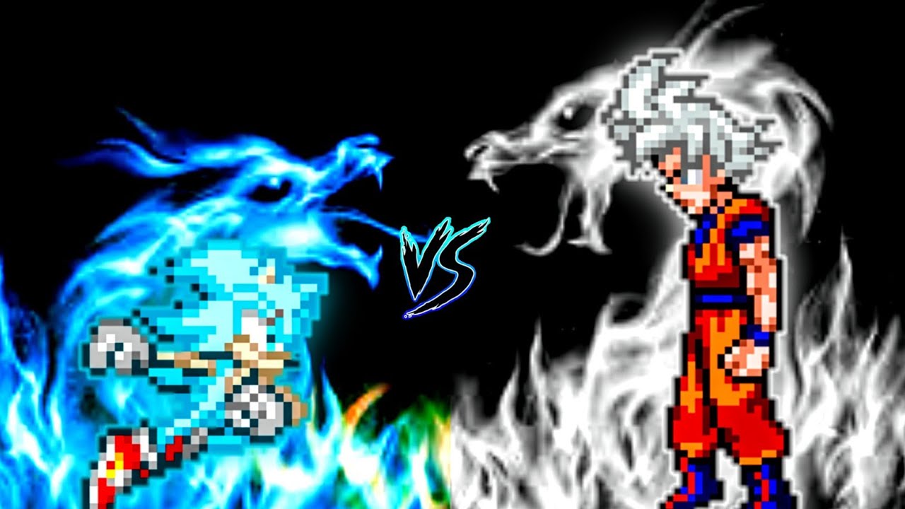 Multiverse Sonic OP (all form) (New) VS Goku DBS V3.5 OP (all form) in Jump Force Mugen